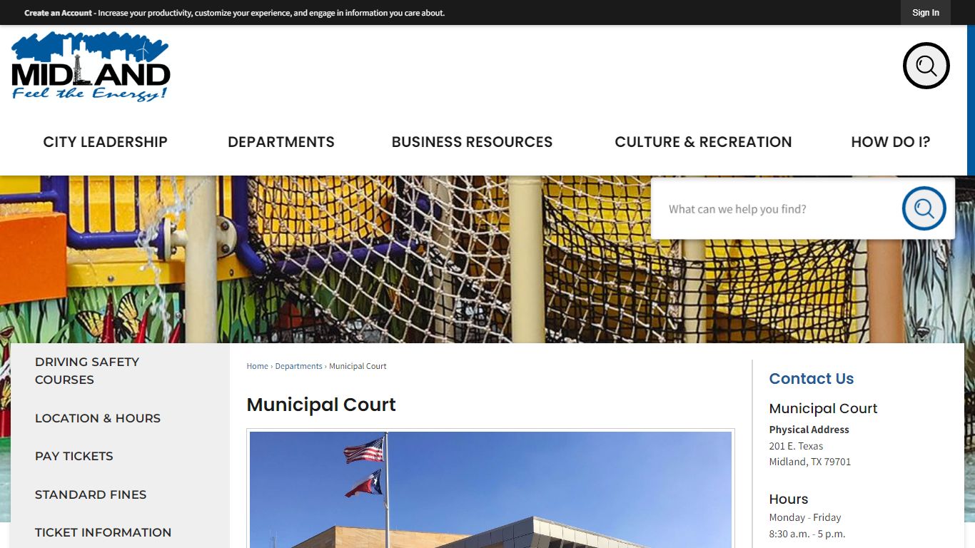 Municipal Court | Midland, TX - Official Website